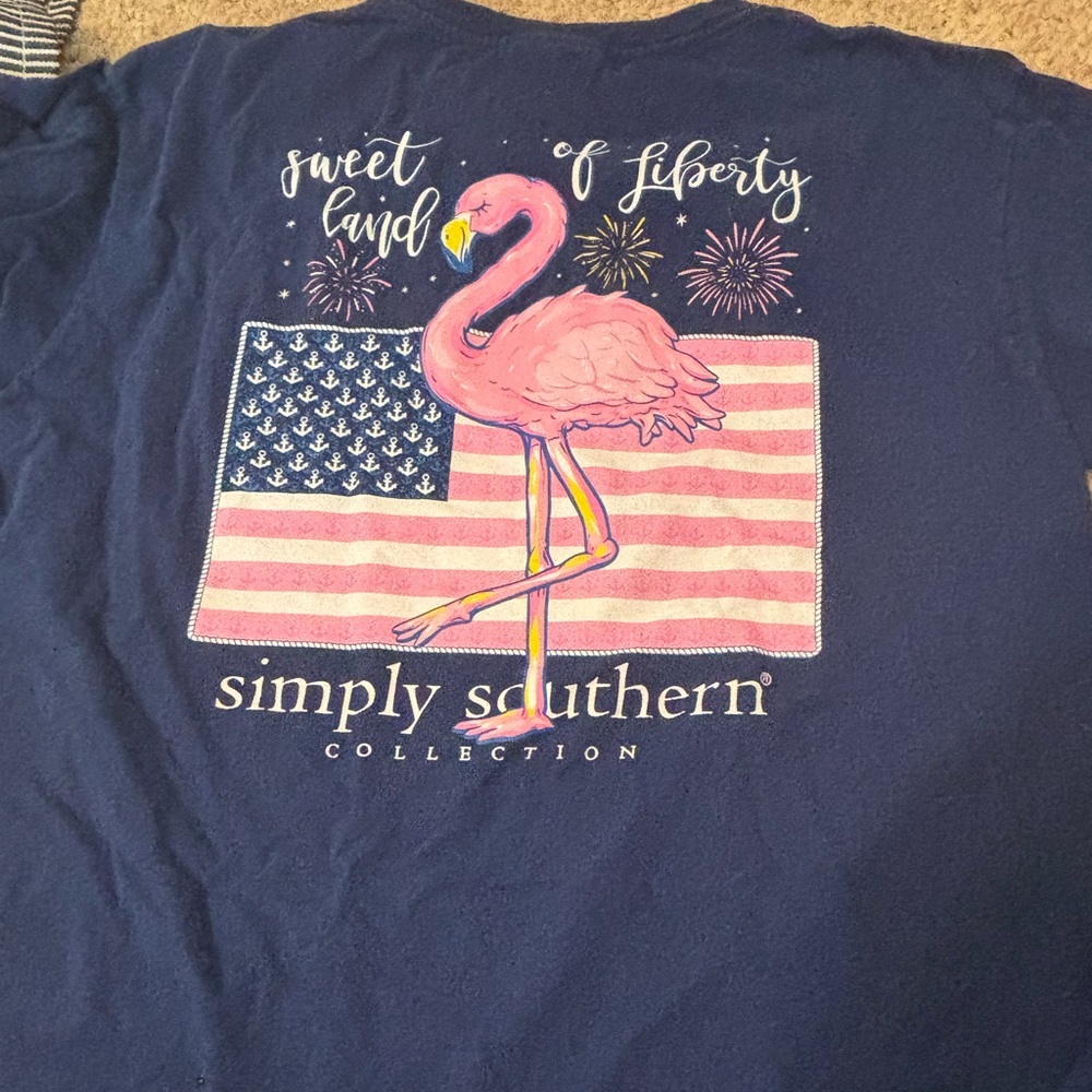 Simply Southern Flamingo Graphic Tee